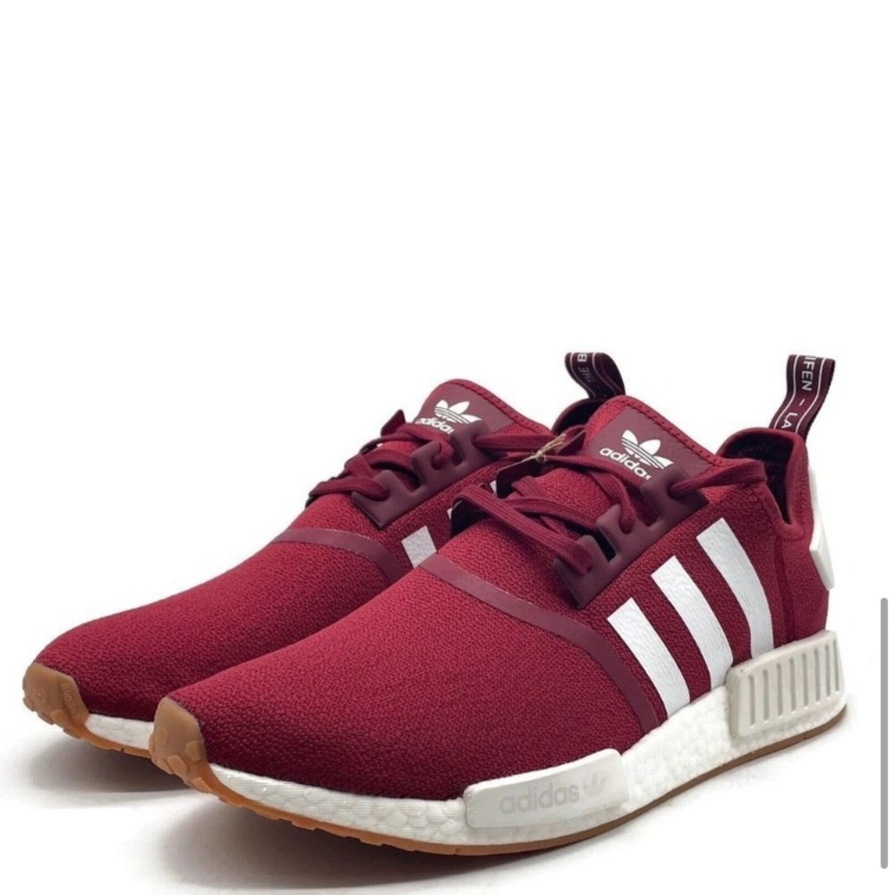 ADIDAS NMD R1 - LIKE NEW - MAROON/BURGUNDY/RED NMD R1 - MENS SIZE 7